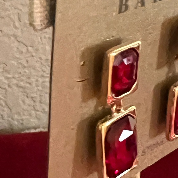 NWT Studio Barse Red and Gold Earrings #BJER - Picture 3 of 6